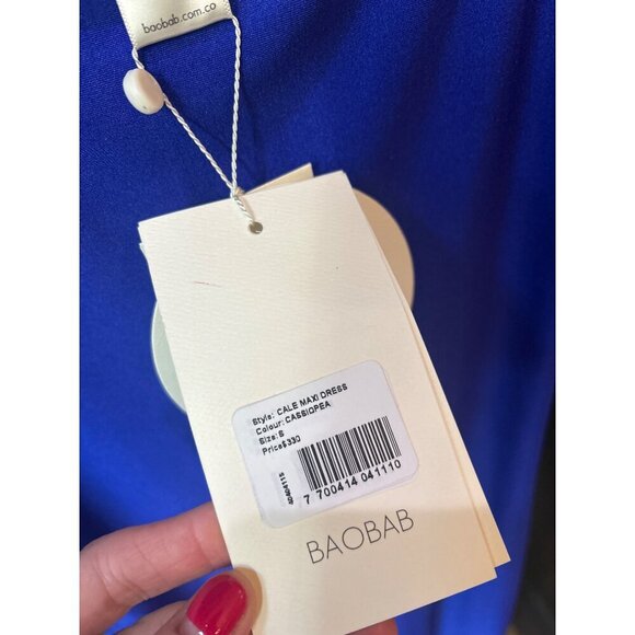 Baobab Cale Beaded Maxi Dress Cassiopea Blue Purple Womens Size Small - Picture 14 of 15